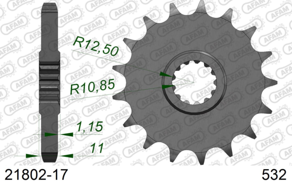 Ritzel AFAM 532 - 17Z 2180217