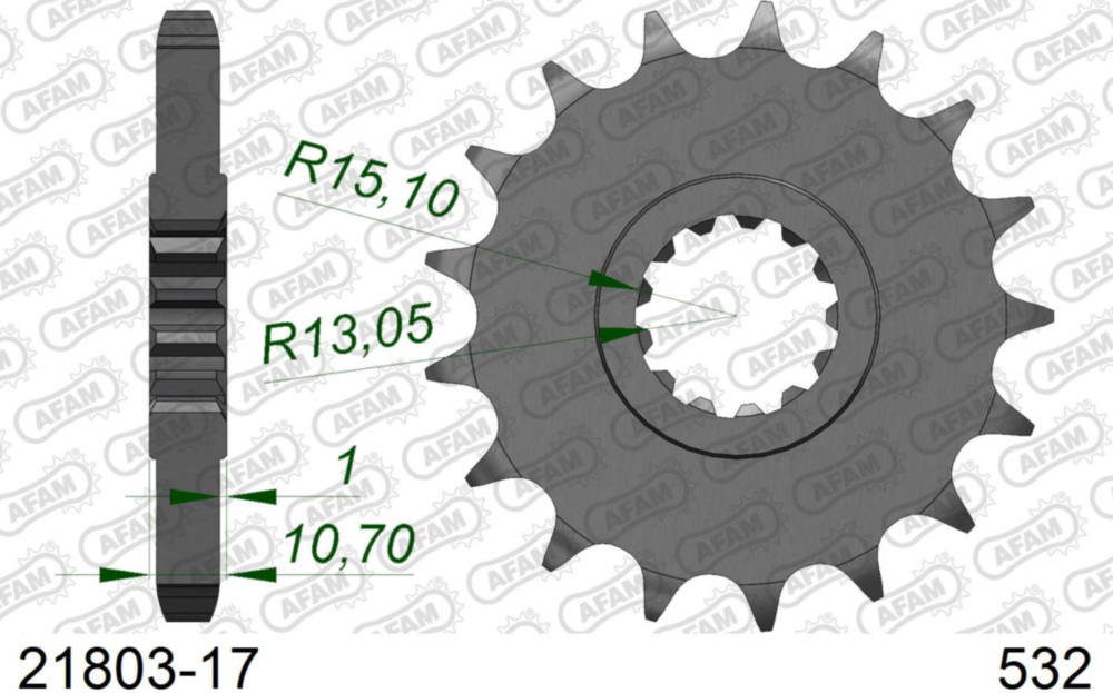 Ritzel AFAM 532 - 17Z 2180317