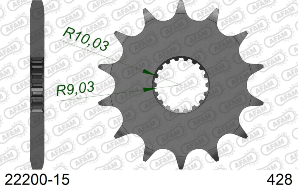 Ritzel AFAM 428 - 15Z 2220015