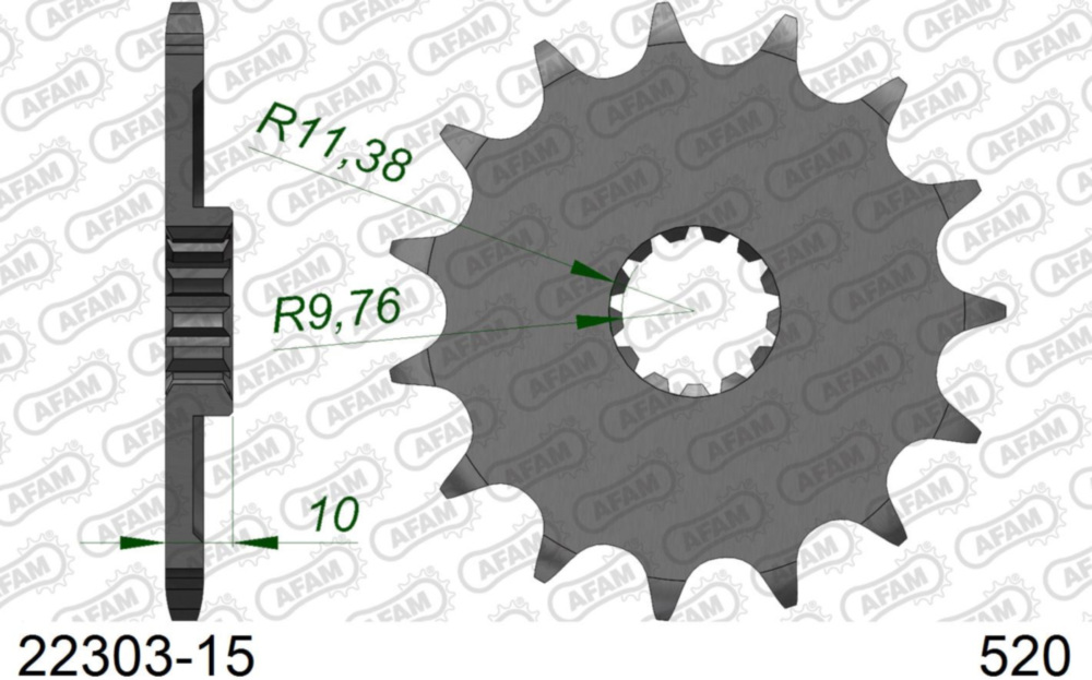 Ritzel AFAM 520 - 15Z 2230315