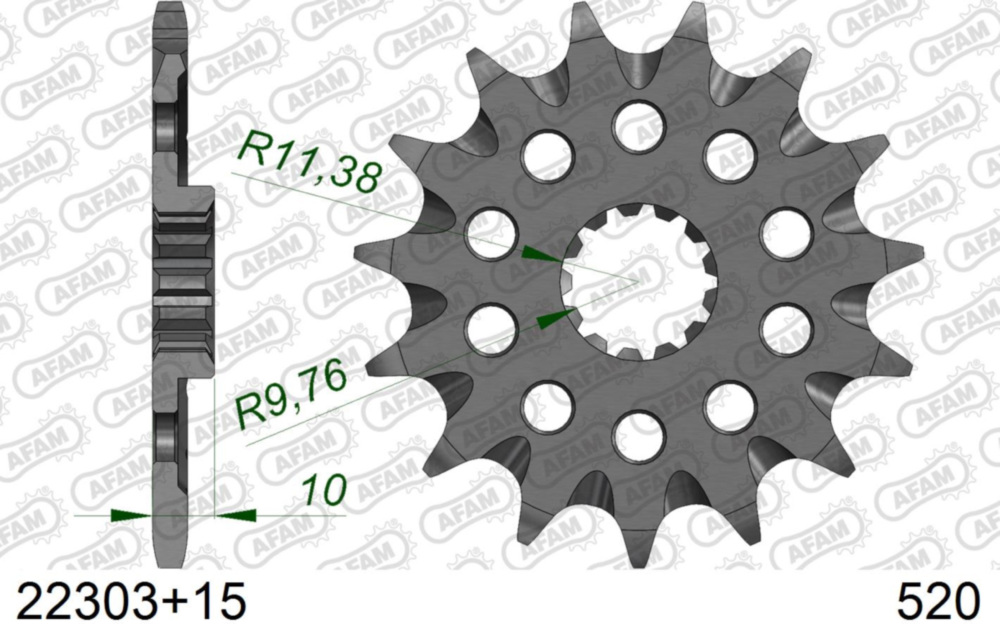 Ritzel AFAM 520 - 15Z 22303+15