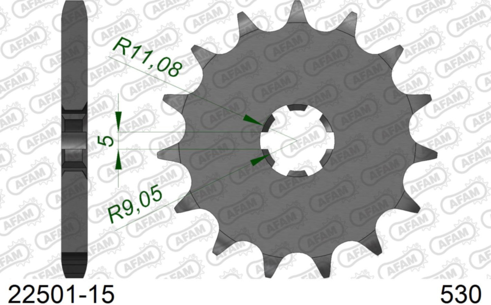 Ritzel AFAM 530 - 15Z 2250115