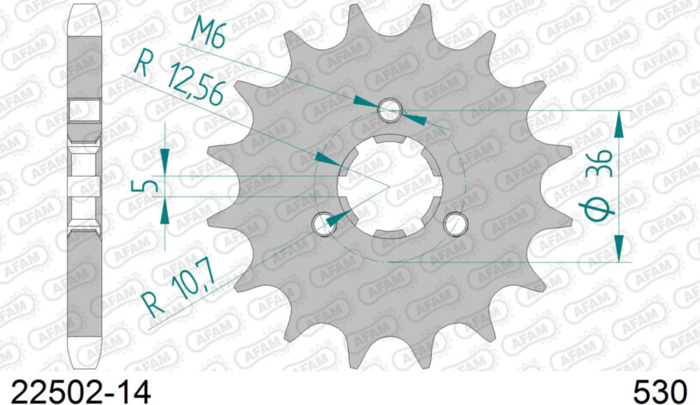 Ritzel AFAM 530 - 14Z 2250214