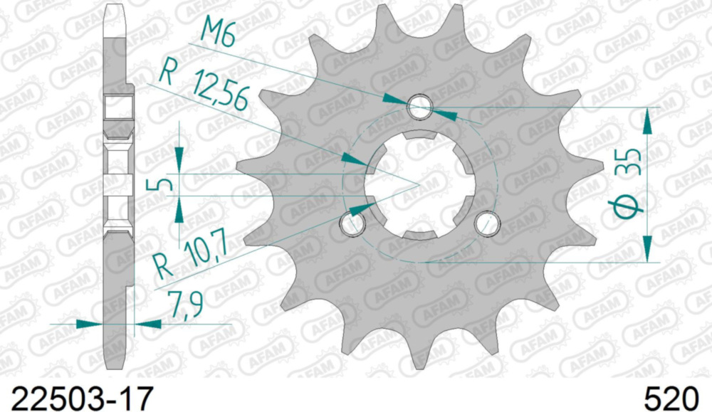 Ritzel AFAM 520 - 17Z 2250317