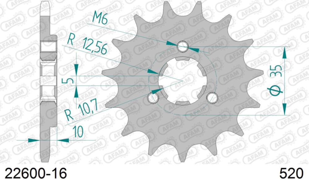Ritzel AFAM 520 - 16Z 2260016