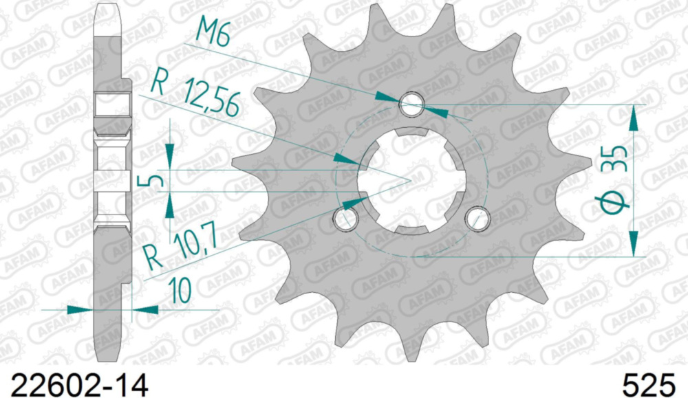Ritzel AFAM 525 - 14Z 2260214