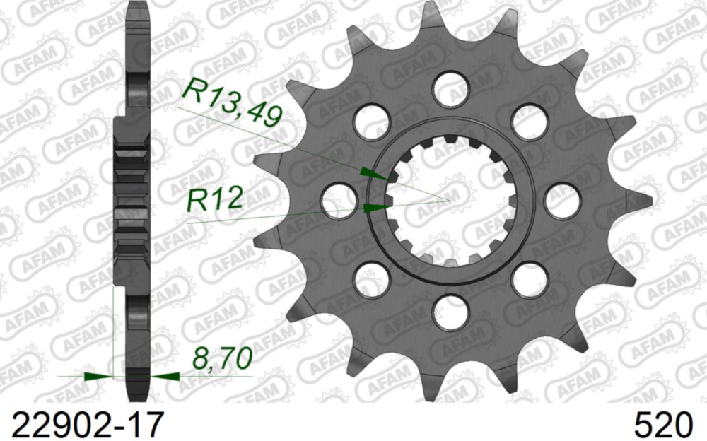 Ritzel AFAM 520 - 17Z 2290217