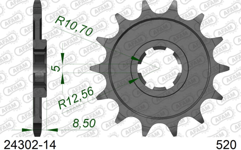 Ritzel AFAM 520 - 14Z 2430214
