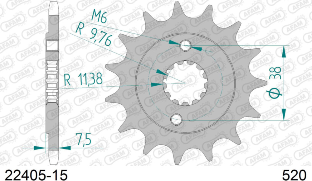 Ritzel AFAM 520 - 15Z 2240515