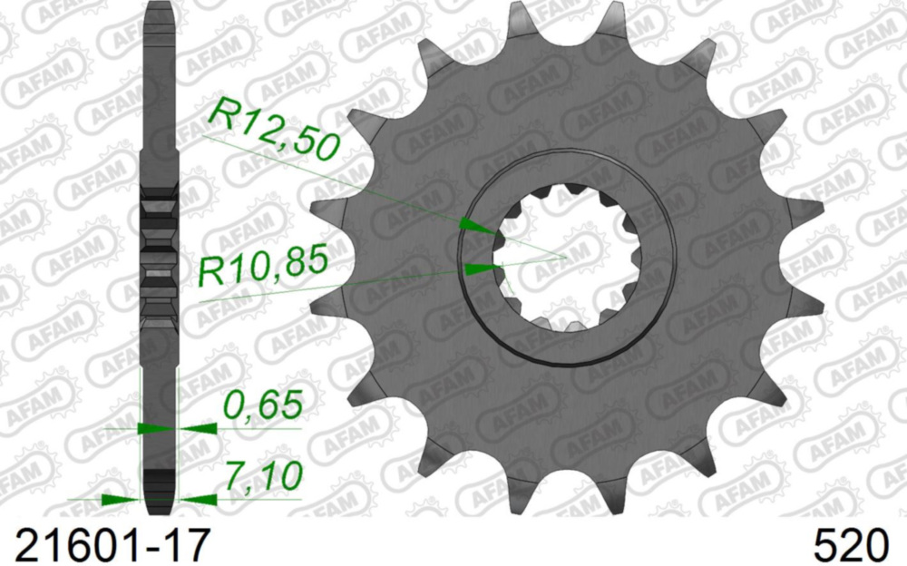 Ritzel AFAM 520 - 17Z 2160117