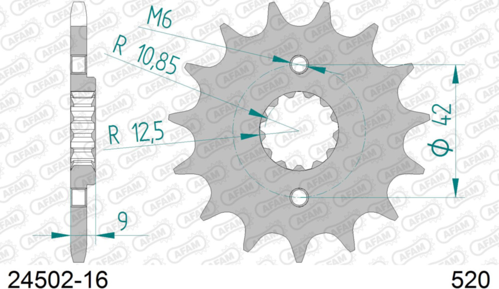 Ritzel AFAM 520 - 16Z 2450216