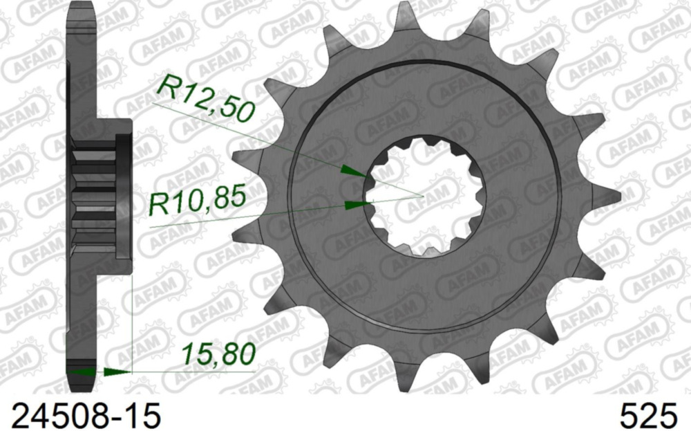 Ritzel AFAM 525 - 15Z 2450815
