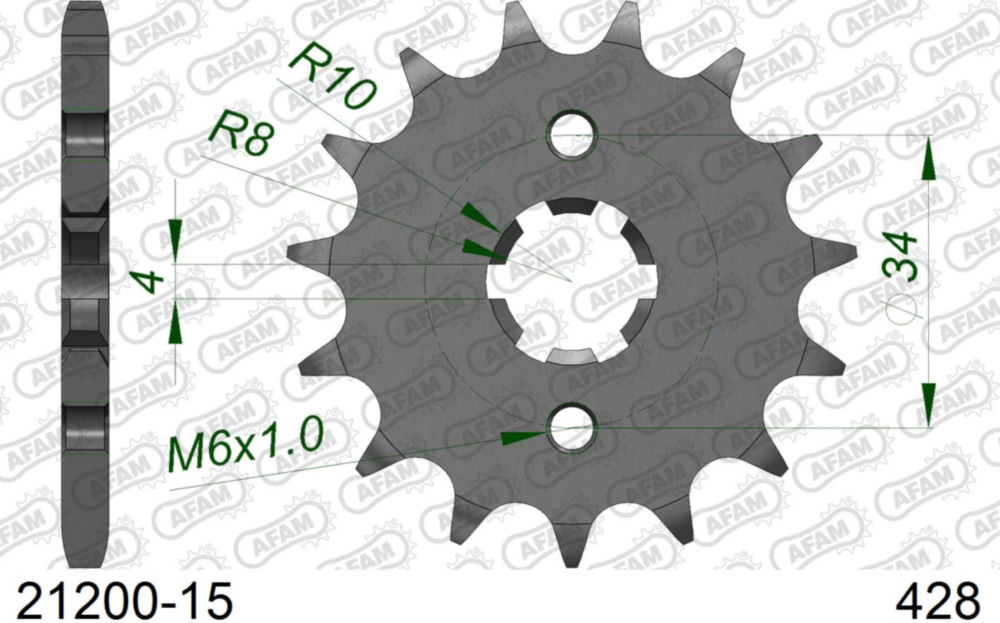 Ritzel AFAM 428 - 15Z 2120015