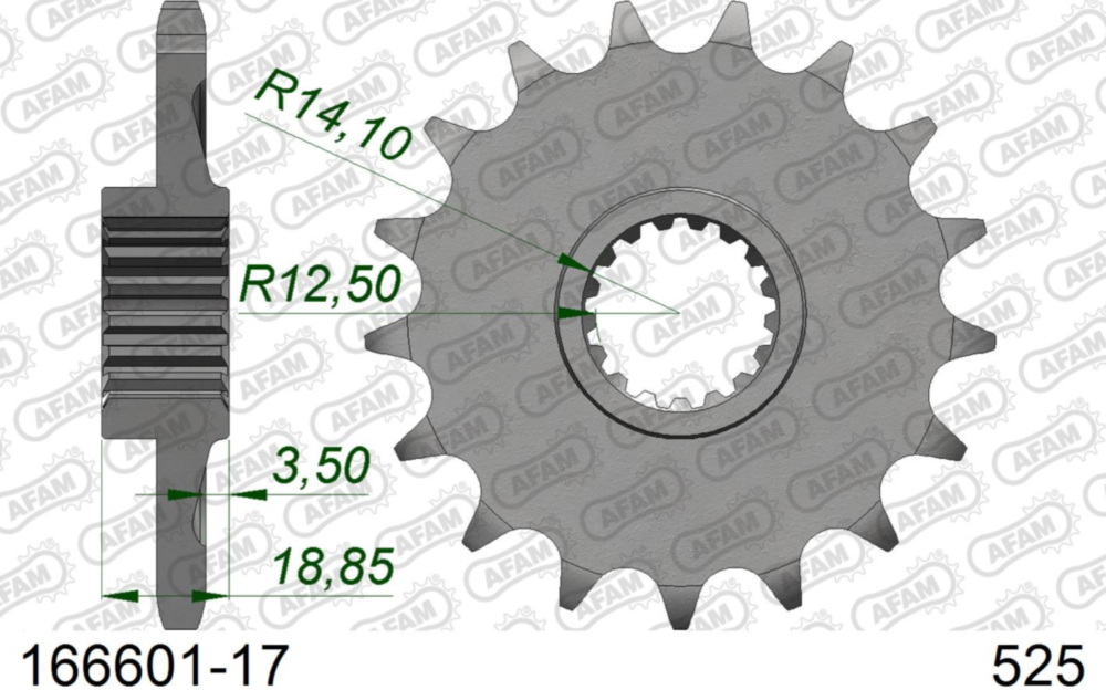 Ritzel AFAM 525 - 17Z 16660117