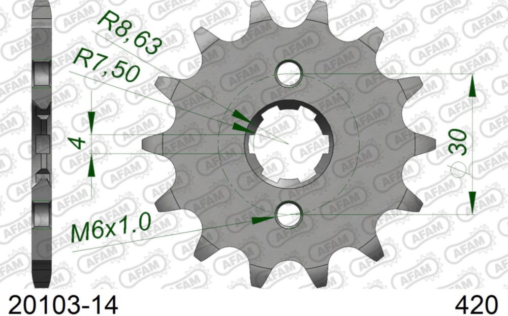 Ritzel AFAM 420 - 14Z 2010314