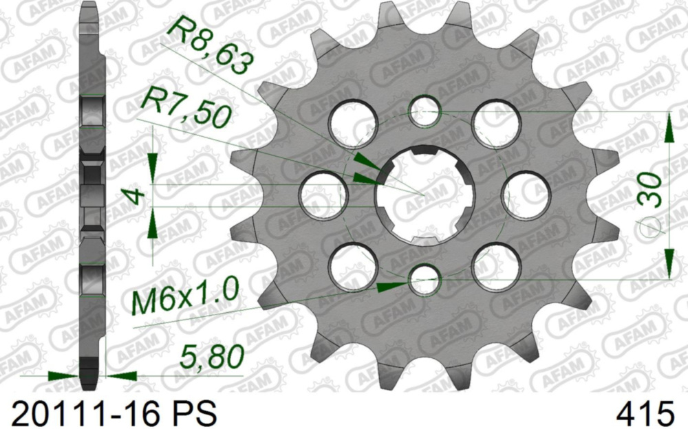 Ritzel AFAM 415 - 16Z 2011116PS