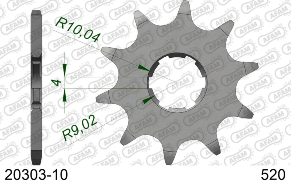 Ritzel AFAM 520 - 10Z 2030310