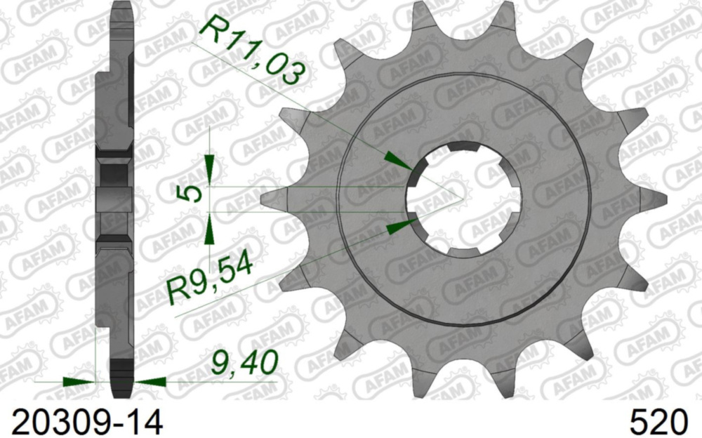 Ritzel AFAM 520 - 14Z 2030914