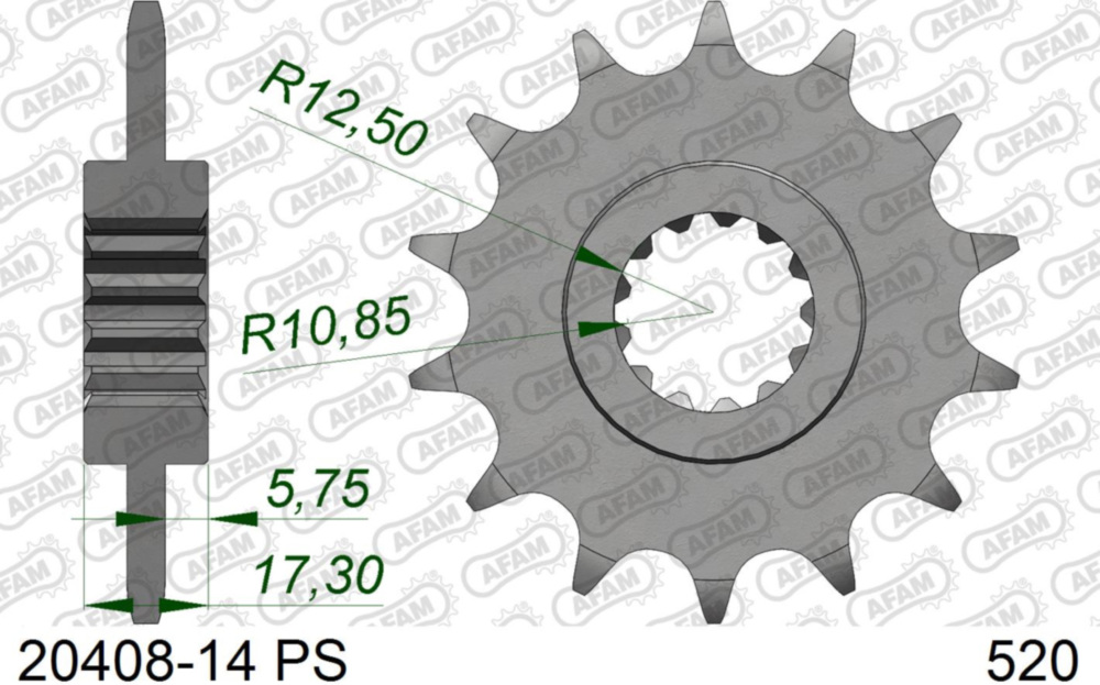 Ritzel AFAM 520 - 14Z 2040814PS