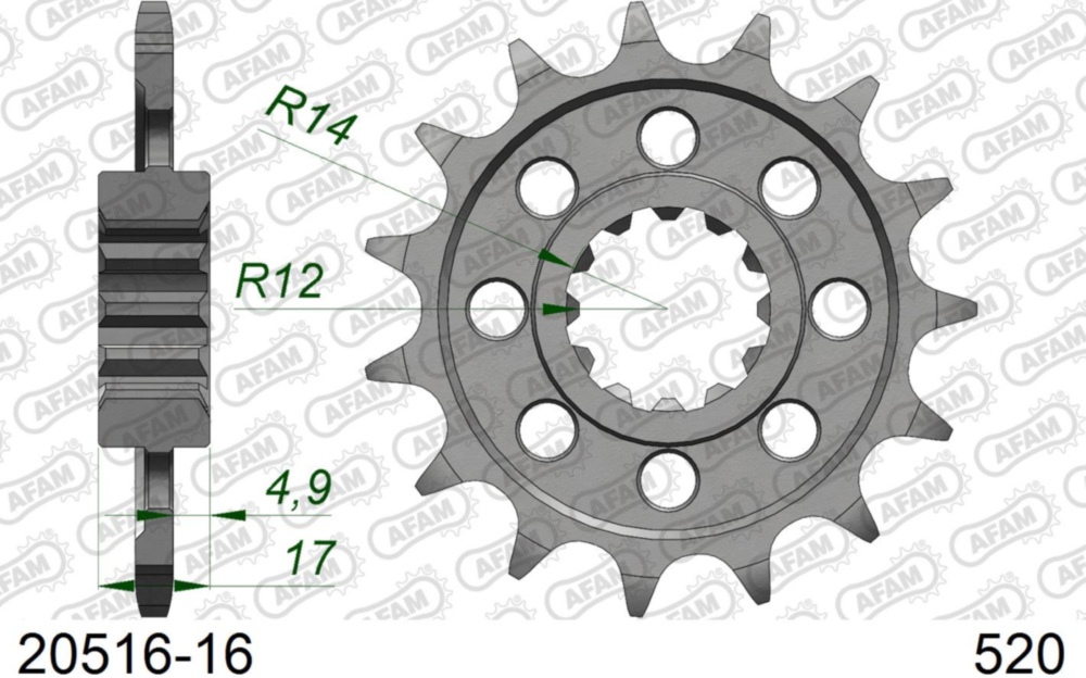 Ritzel AFAM 520 - 16Z 2051616