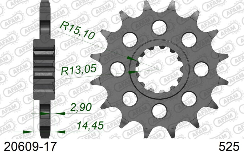 Ritzel AFAM 525 - 17Z 2060917