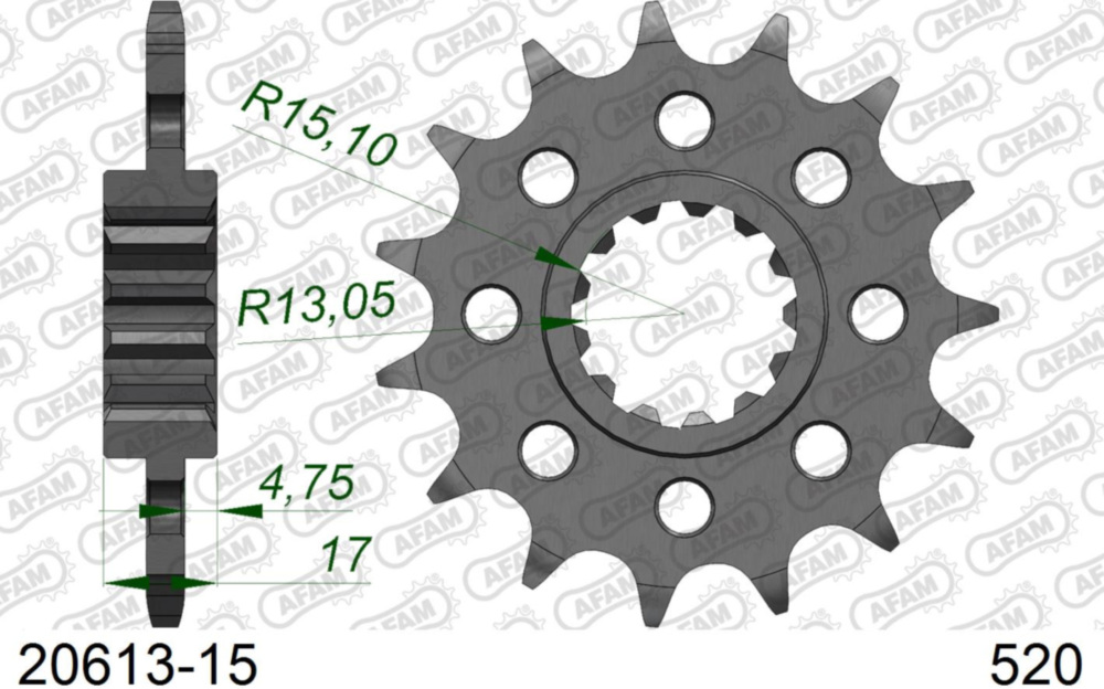 Ritzel AFAM 520 - 15Z 2061315