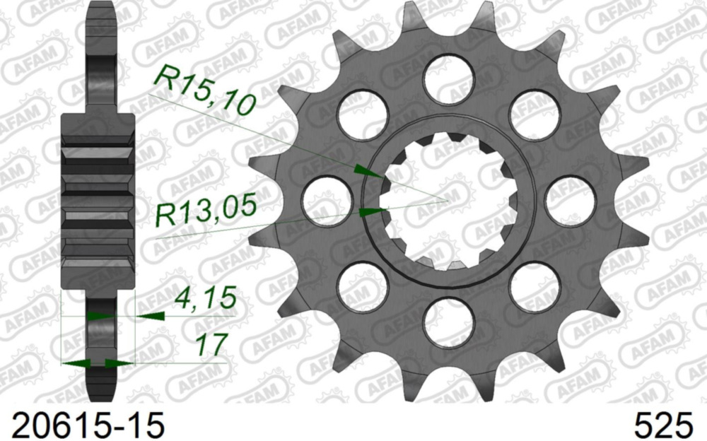 Ritzel AFAM 525 - 15Z 2061515