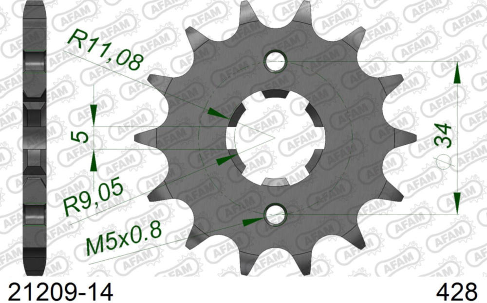 Ritzel AFAM 428 - 14Z 2120914