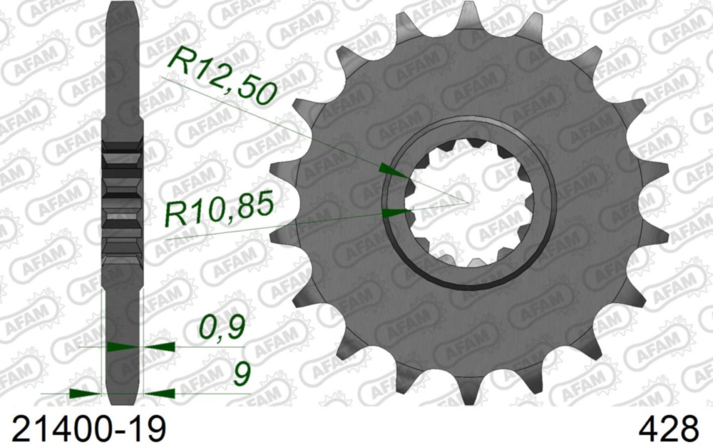 Ritzel AFAM 428 - 19Z 2140019