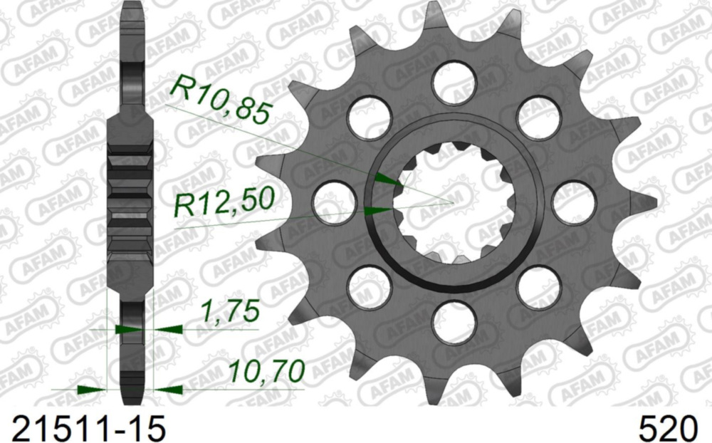 Ritzel AFAM 520 - 15Z 2151115