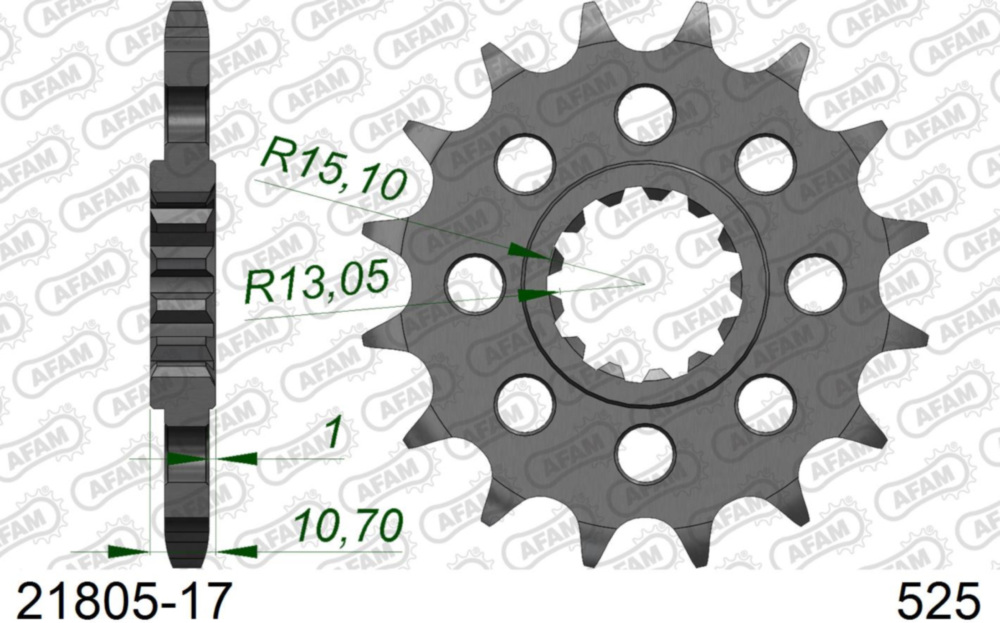 Ritzel AFAM 525 - 17Z 2180517