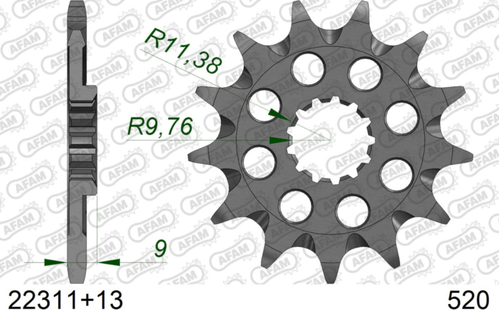 Ritzel AFAM 520 - 13Z 22311+13