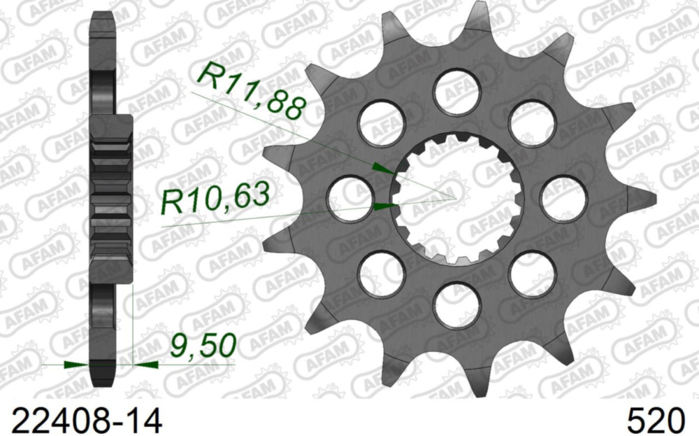 Ritzel AFAM 520 - 14Z 2240814