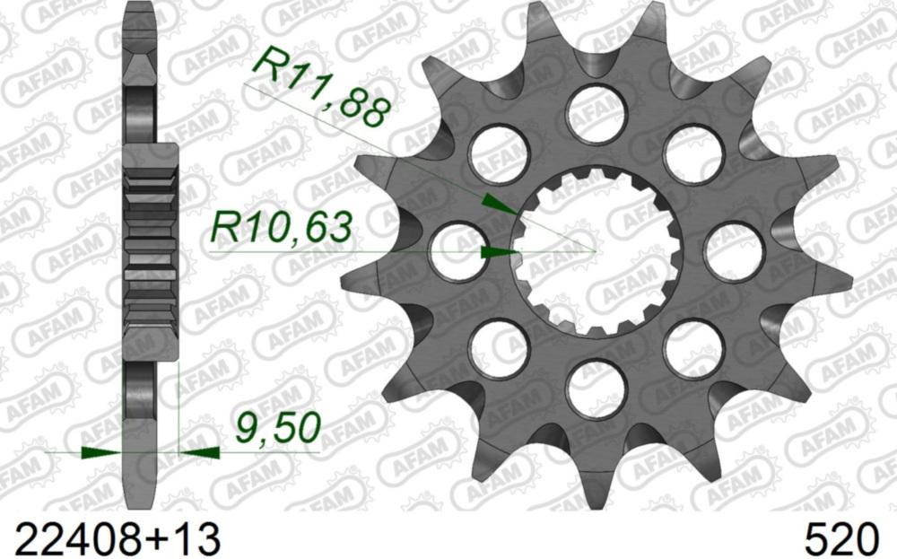 Ritzel AFAM 520 - 13Z 22408+13
