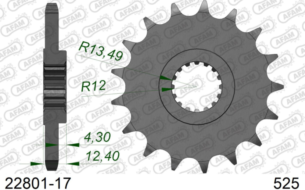 Ritzel AFAM 525 - 17Z 2280117