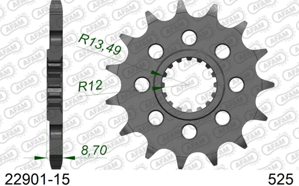 Ritzel AFAM 525 - 15Z 2290115