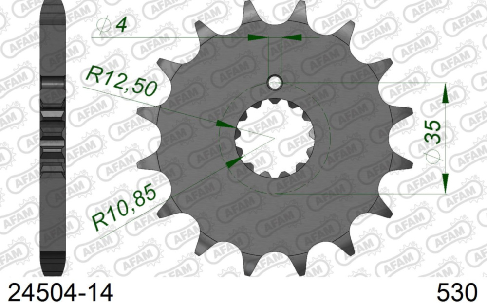 Ritzel AFAM 530 - 14Z 2450414