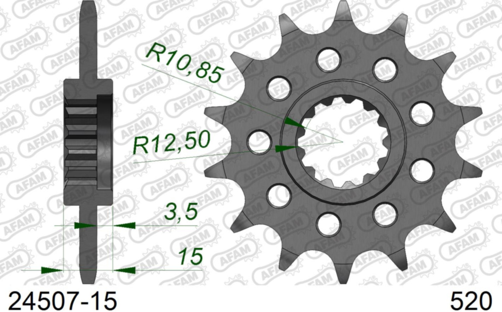 Ritzel AFAM 520 - 15Z 2450715