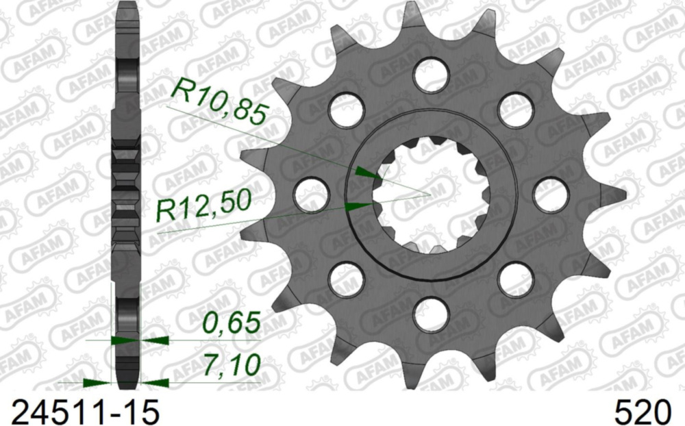Ritzel AFAM 520 - 15Z 2451115