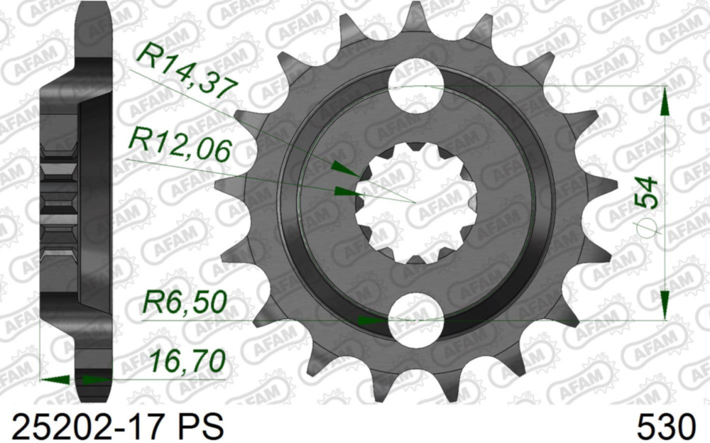 Ritzel AFAM 530 - 17Z 2520217PS