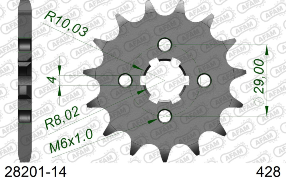 Ritzel AFAM 428 - 14Z 2820114