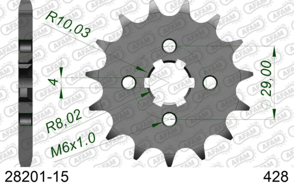 Ritzel AFAM 428 - 15Z 2820115
