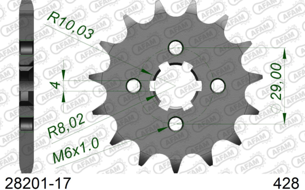 Ritzel AFAM 428 - 17Z 2820117