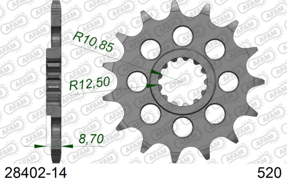 Ritzel AFAM 520 - 14Z 2840214