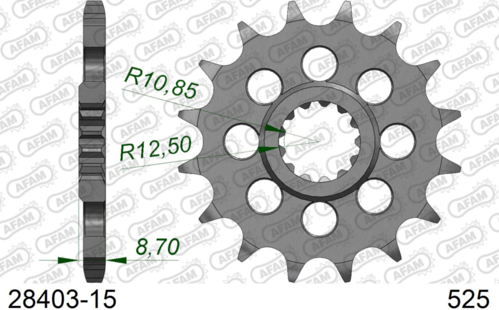 Ritzel AFAM 525 - 15Z 2840315