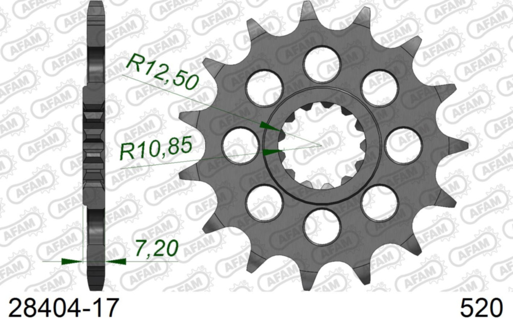 Ritzel AFAM 520 - 17Z 2840417