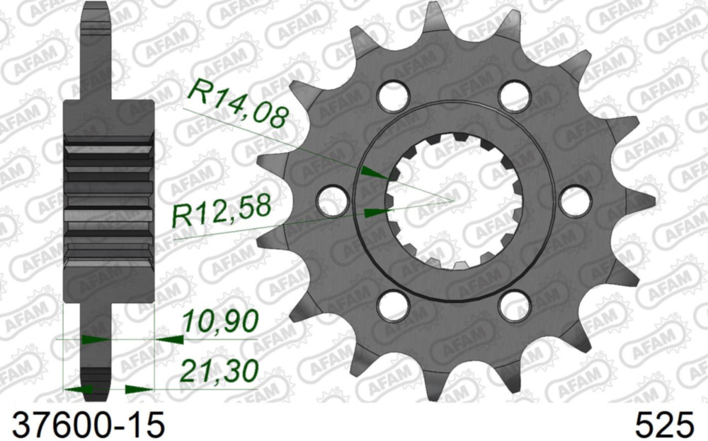 Ritzel AFAM 525 - 15Z 3760015