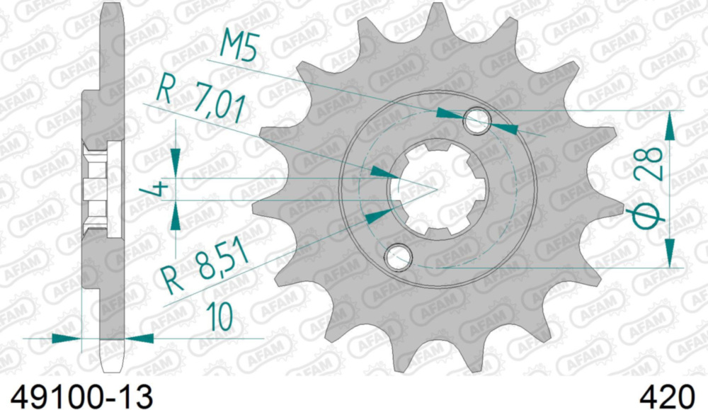 Ritzel AFAM 420 - 13Z 4910013