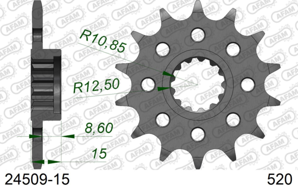 Ritzel AFAM 520 - 15Z 2450915