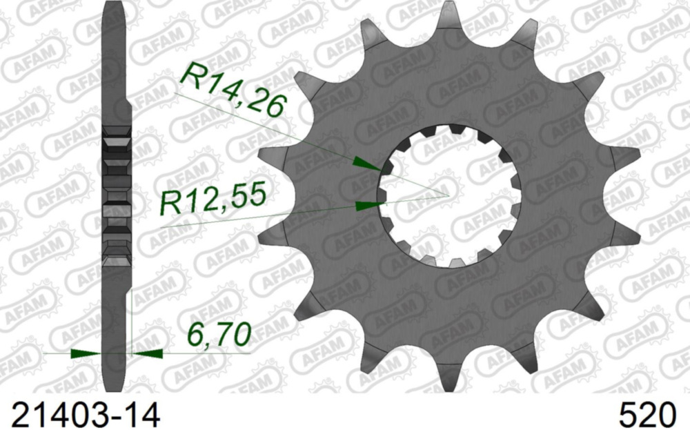 Ritzel AFAM 520 - 14Z 2140314